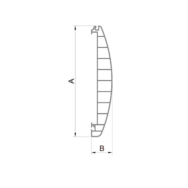 Profilul casetei laterale oval
